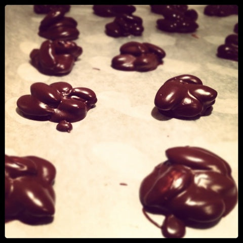 Hand Dipped Dark Chocolate Almonds